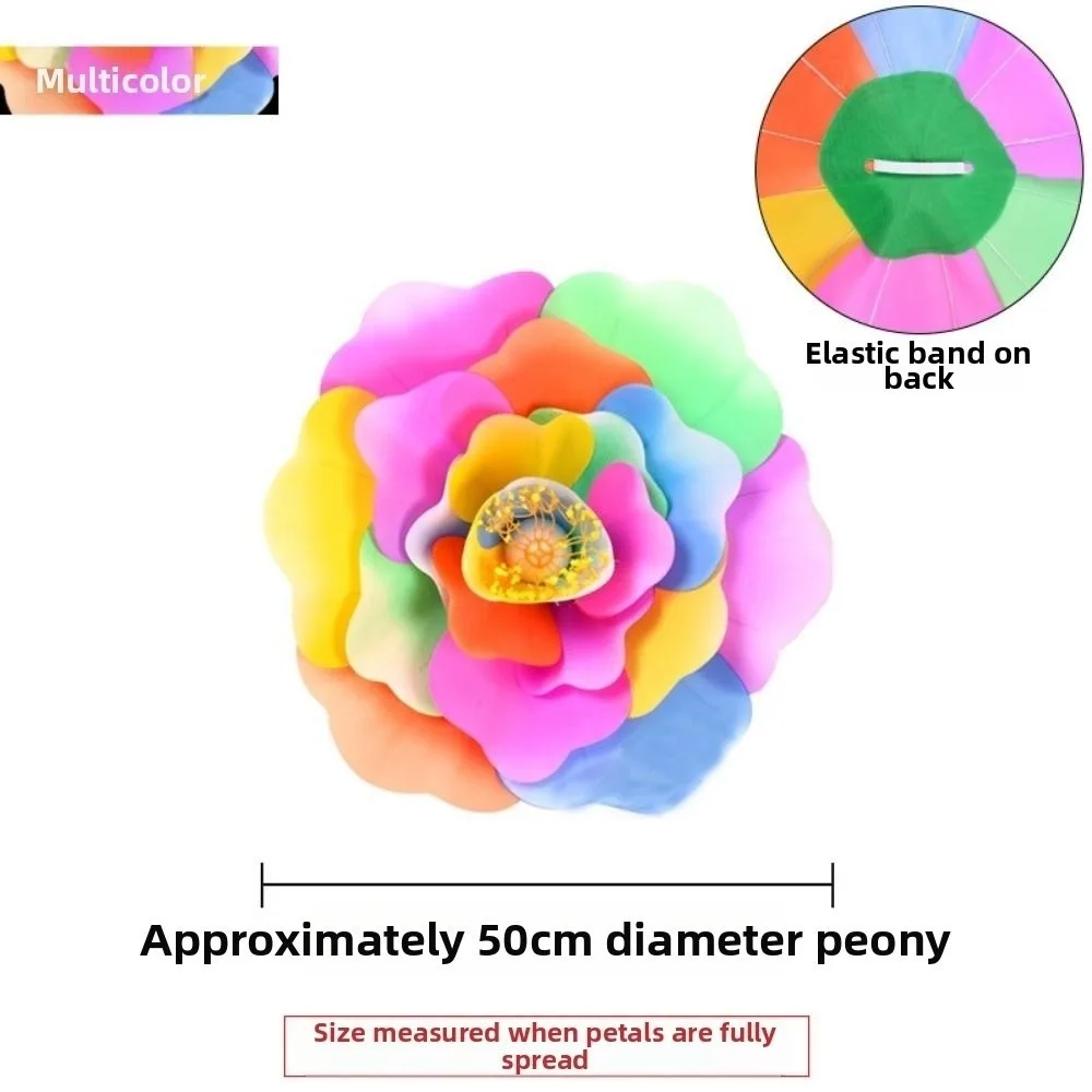 

Цветы-пионы 20/30/40/50 см для танцевальных выступлений, красочные, креативные, ручные, тканевые, для спортивных мероприятий и церемоний