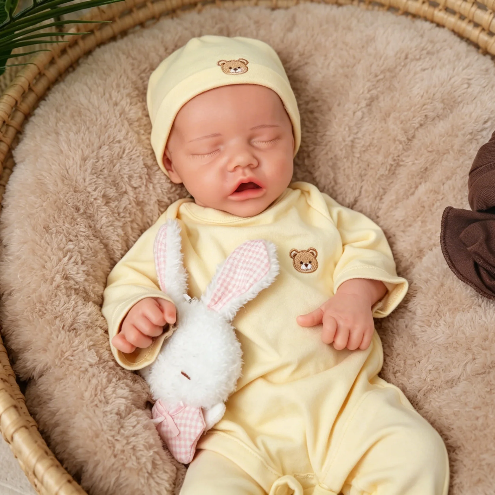 

45cm 2.65kg Rebirth Doll very true Doll Pure Silicone Lifelike Visible Veins RebirthOne Body Christmas Best Gift Cute Girl Baby