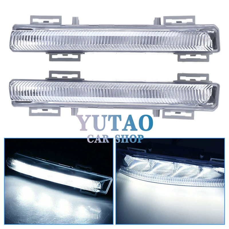 

For Mercedes-Benz E350 C350 C250 W204 W212 R172 2049068900 2049069000 Car Front LED Daytime Running Light