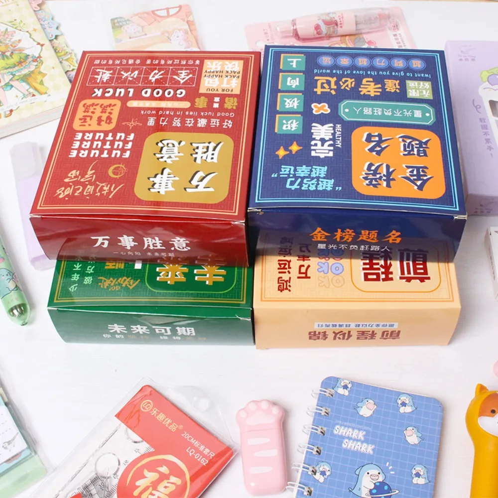 Creative Cartoon Stationery Set Eraser Pencil Stationery Blind Bag Sharpener Birthday Gifts Student Gift Pack School Supplies