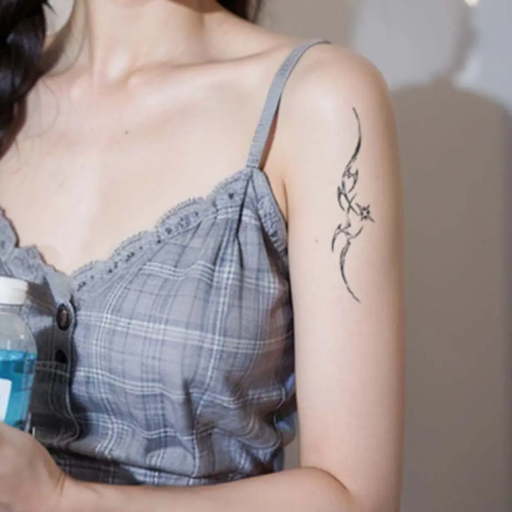 

Водонепроницаемые временные тату-наклейки с узором в виде сердца, долговечные тату-наклейки с бабочками, персонализированные, устойчивые к поту