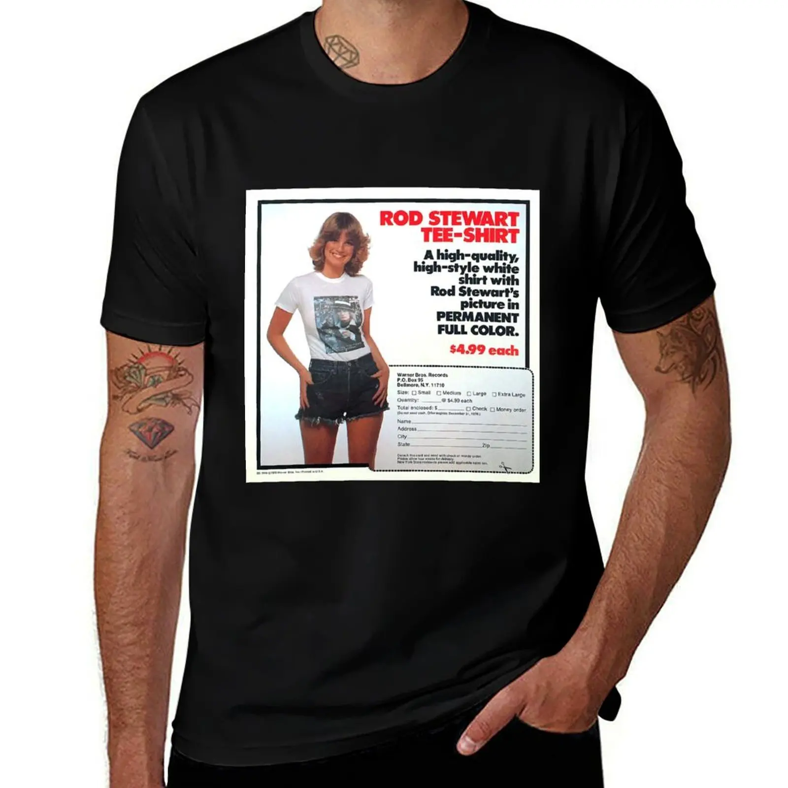 The Rod Stewart Tee-Shirt Offer T-Shirt mens graphic t shirts T-Shirt