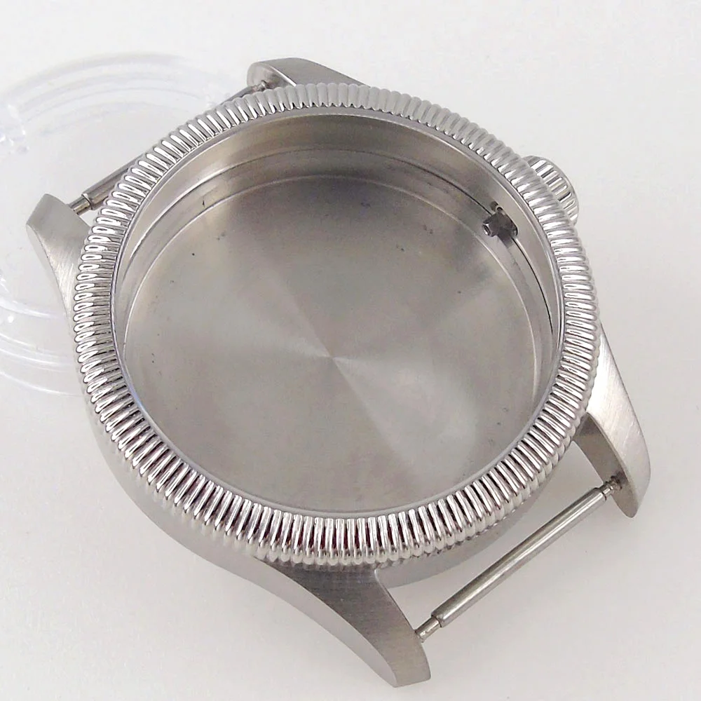 Pilot 20bar 39mm 316L Steel Watch Case for NH34 NH35 NH36 NH38 NH70 NH72 Movement Sapphire Vintage