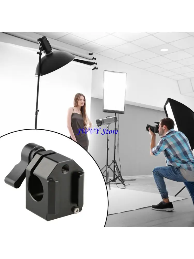 

573A Одностержневой зажим, адаптер соединителя направляющей 15 мм с винтом 1/4 дюйма для цифровой зеркальной фотокамеры 15 мм