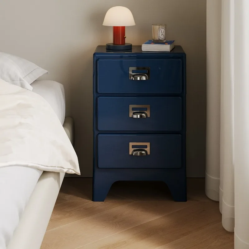 

Medieval bedside table, bedroom drawer storage cabinet, household sofa side cabinet