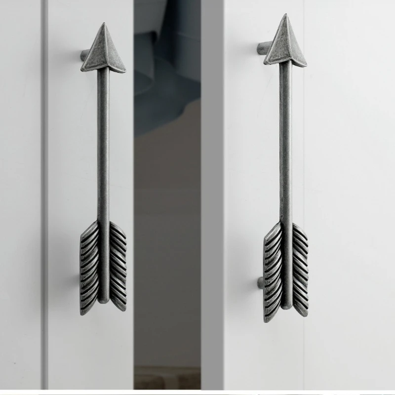 European Style Zinc Alloy Bow Handle for Cabinet Drawer Wardrobe Door Luxury Gold Black Antique Silver