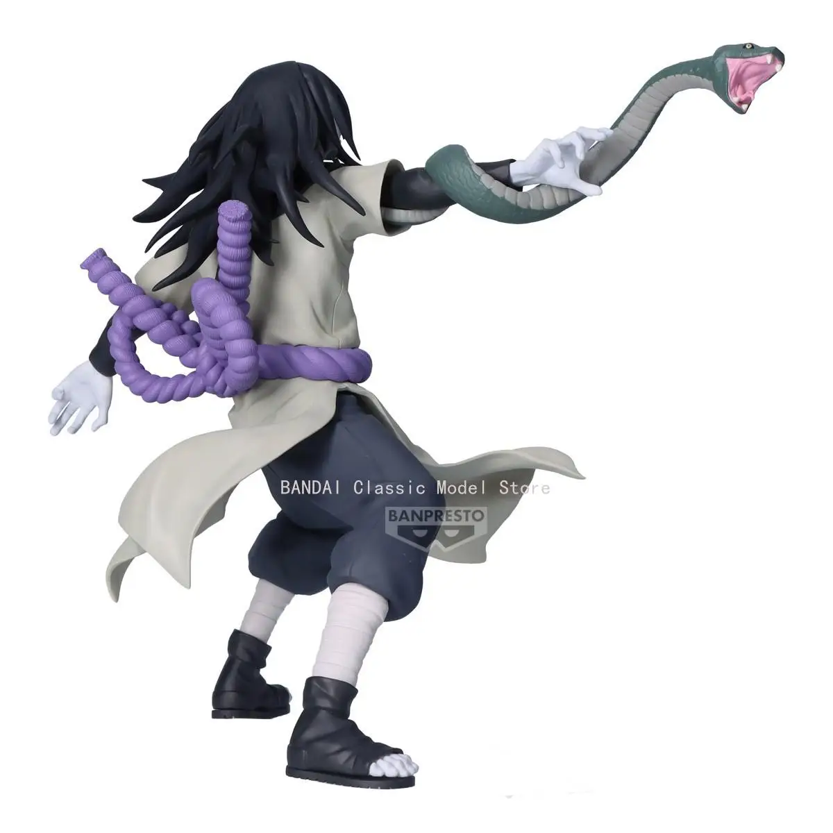 Especial en Stock Original Bandai Banpresto Naruto Orochimaru Tsunade Jiraiya figura Anime modelo en caja genuina