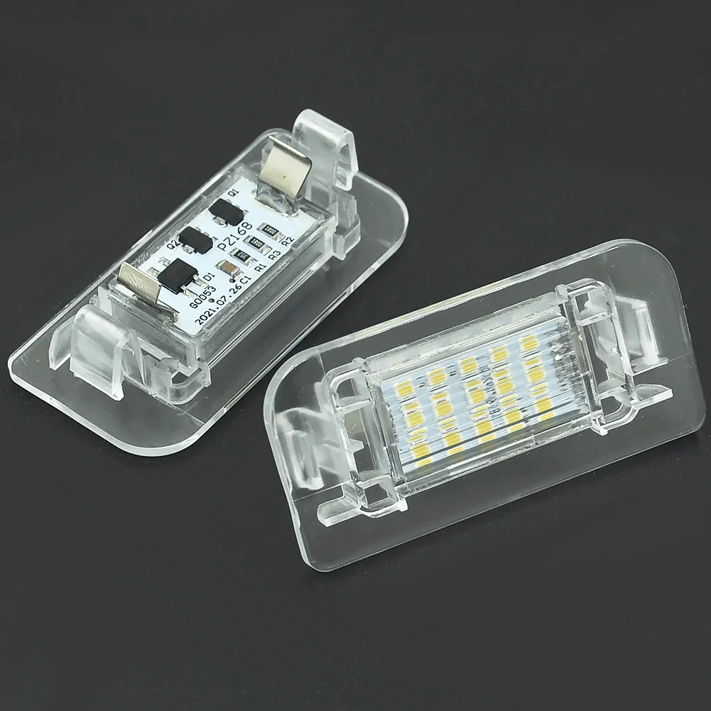 2Pcs Car LED Number License Plate Lights For Mercedes Benz B-Class W246 W242 Canbus