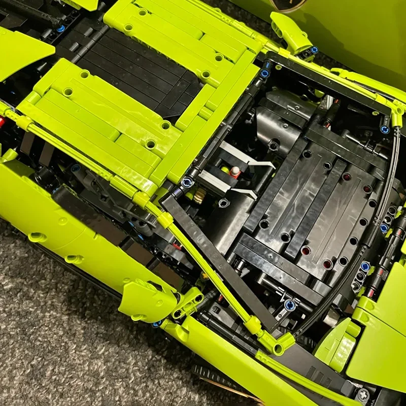 3696PCS แชมเปญ Lambo การวิเคราะห์รถ SIAN Roadster รุ่น FKP37 ชุด Fit 42115 อาคารบล็อกของเล่นเด็กคริสต์มาสของขวัญ