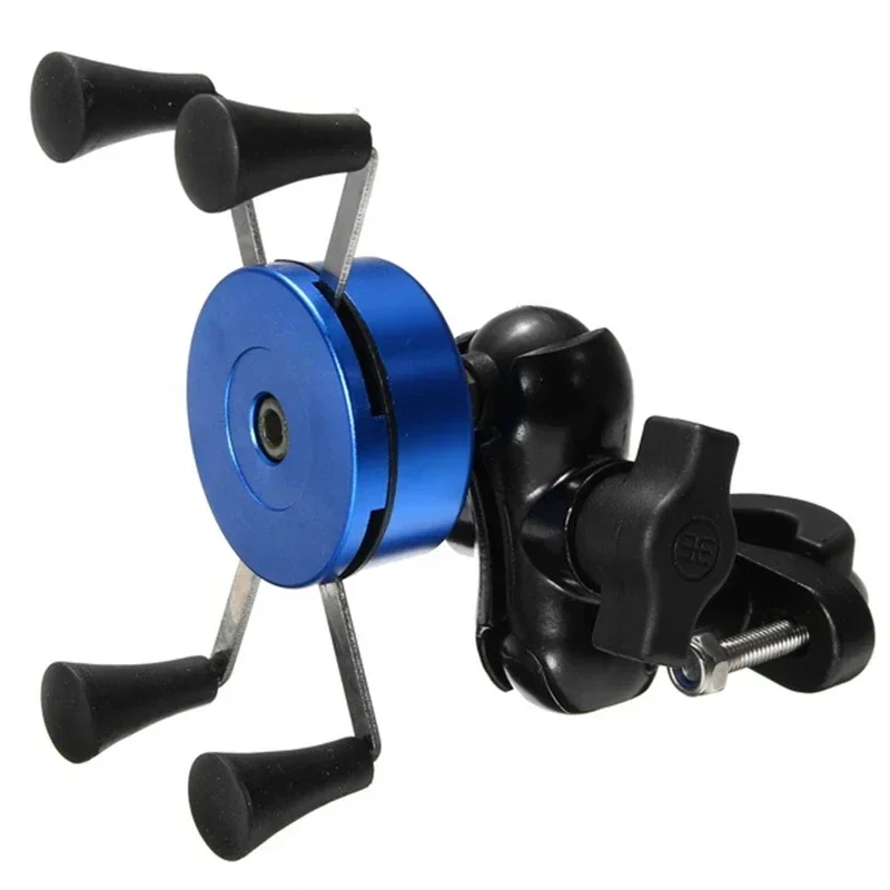 For Smart Mobile Phone Moto Holder Adjustable Cell Phone Holder Motorcycle Rear View Mirror Handlebar Mount Stand Support