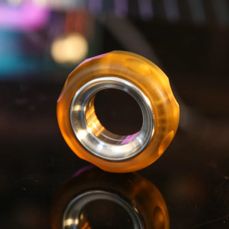 Paragraph Ring Ratchet Wheel Magnetic Push Card Stress Relief Toy Pushing Plate EDC Relieve Stress Antistresse Rotating Adults