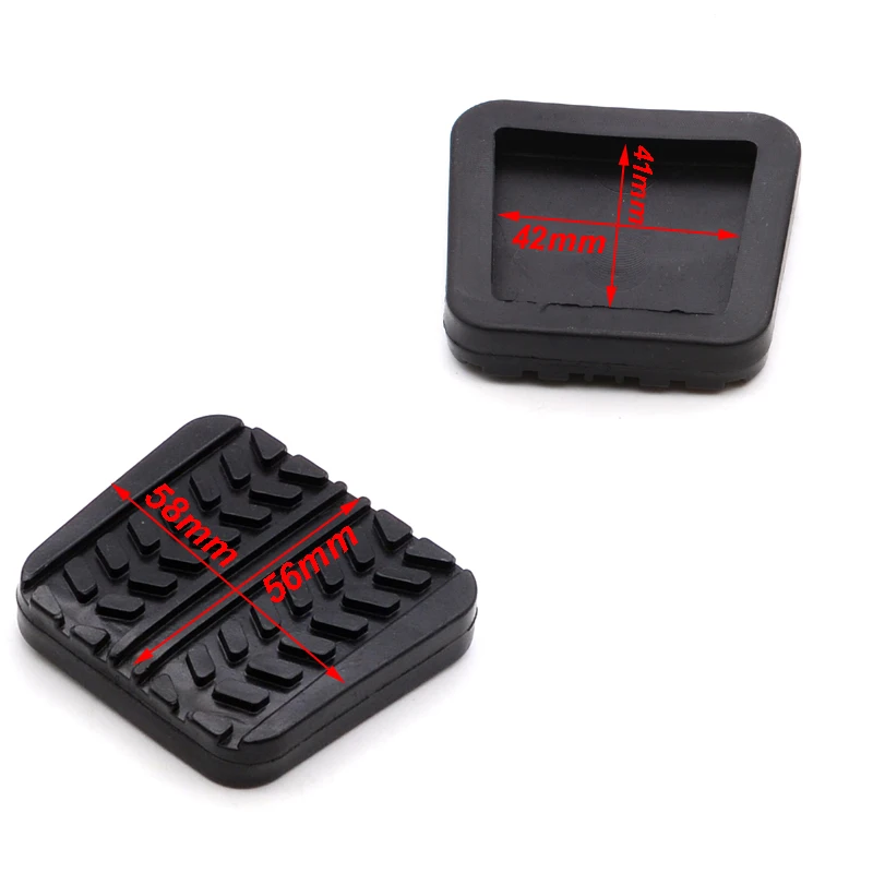 Couvre Pédale D'embrayage De Frein Caoutchouc Pour Peugeot-Citroen