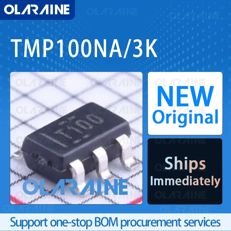 

5/10/100Pcs TMP100NA/3K SOT-23-6 original ic chip A temperature sensor is mounted on the board RoHS Accuracy/-1 C Voltage- 5.5 V
