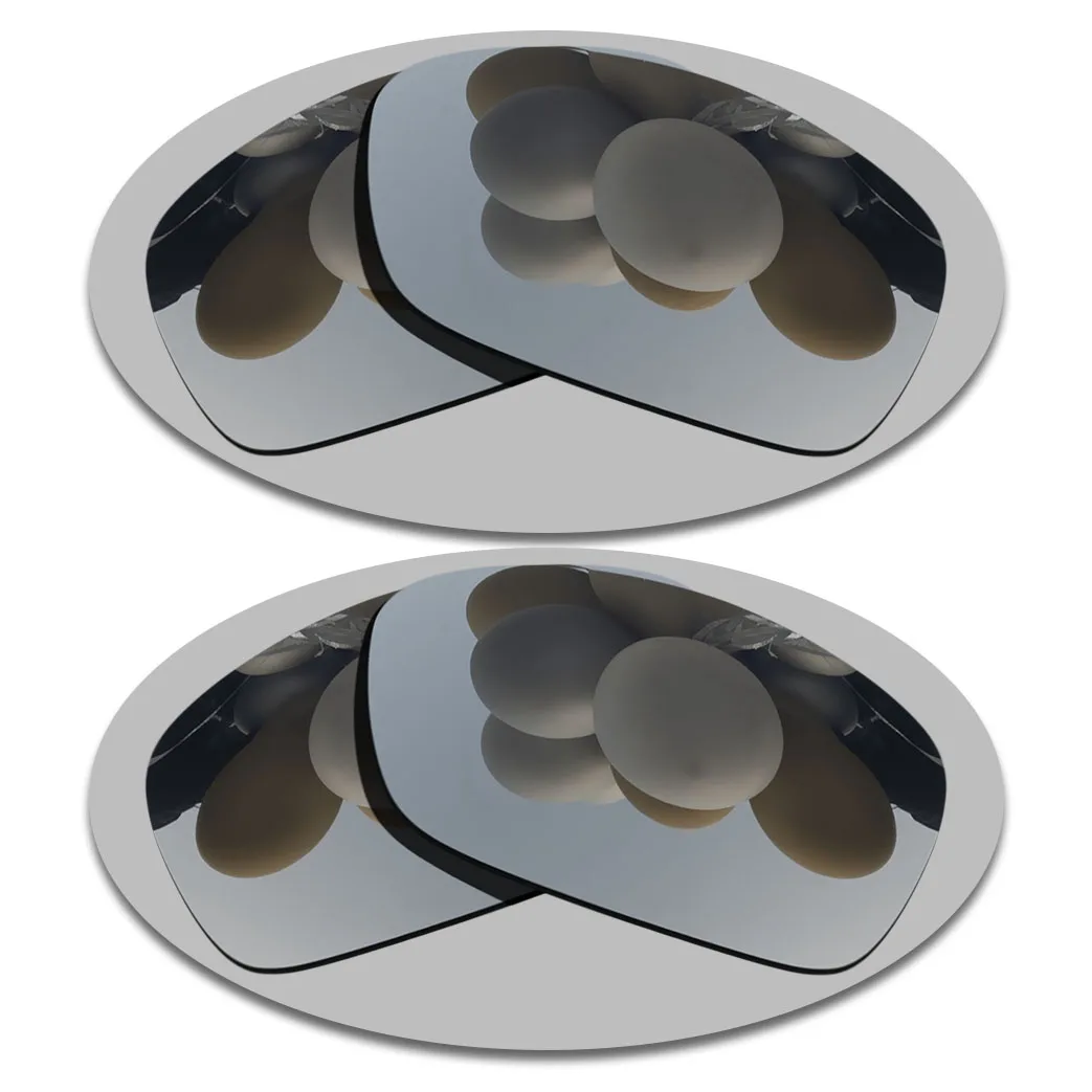 2 Pairs Silver&Silver Lenses Replacement For-Oakley Taper Polarized Sunglasses