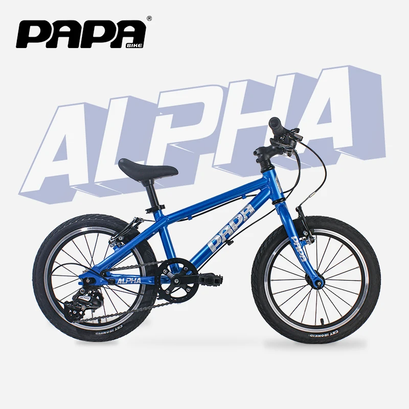 PAPABIKE Bicycle Children's Variable Speed Mountain Bike 20 inch Disc Brakes Bicycle for Boys and Girls 6-8-12 Year Old