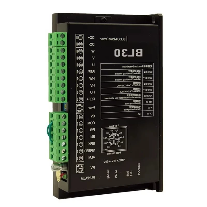 M12K-BLDC Motor Controller Brushless DC Motor Driver 18-50VDC BLDC Motor Controller Three-Phase Brushless DC Motor