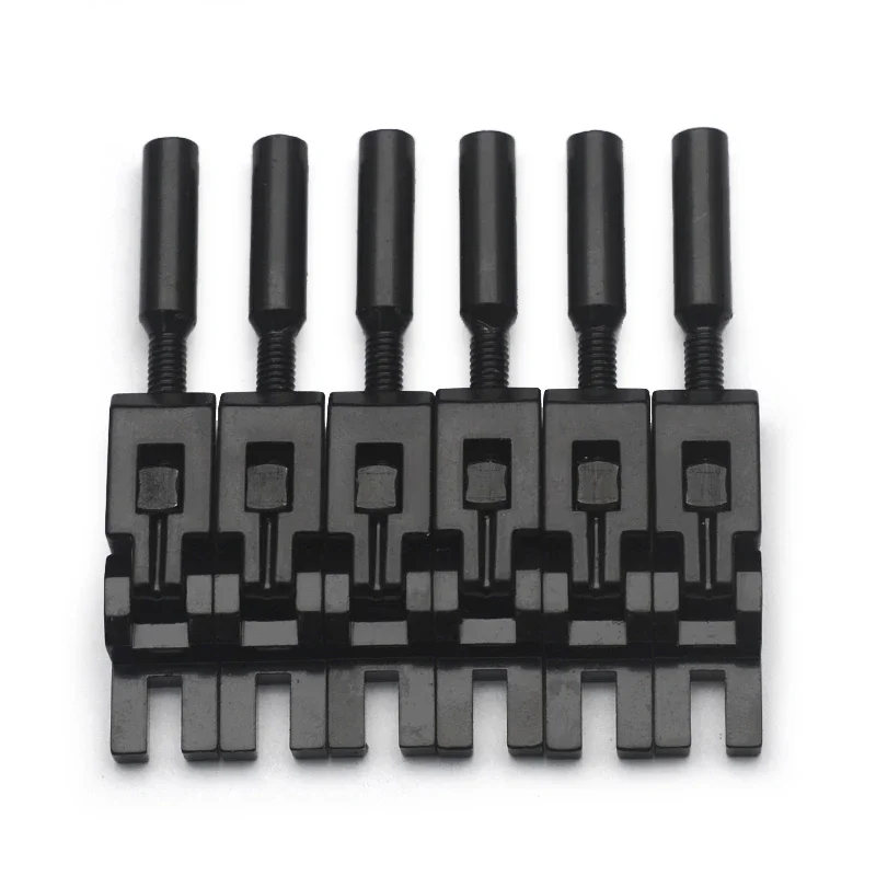 

6 шт./компл. электрогитара с двойной системой блокировки, седла для струн с замком, седла для струн тремоло с замком для электрогитары