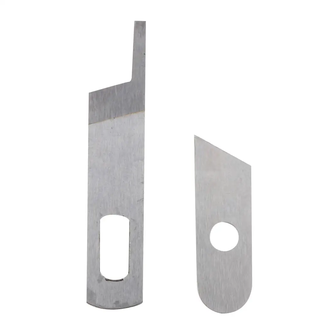 

Деталь промышленной швейной машины, серебряный комплект сменных лезвий для оверлока из нержавеющей стали для тяжелого шитья