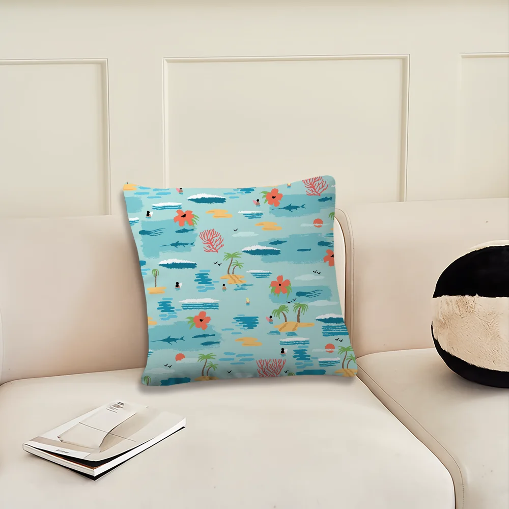 Funny Art A-Aesthetic Jean Jullien Decoration Room Home Sofa living Office Car Nordic Simplicity Pillow Cover