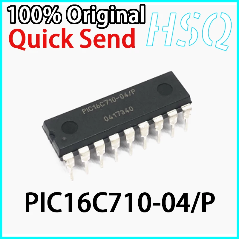 1PCS PIC16C710-04/P PIC16C710-04I/P Direct Insertion DIP-18 Brand New Original Stock