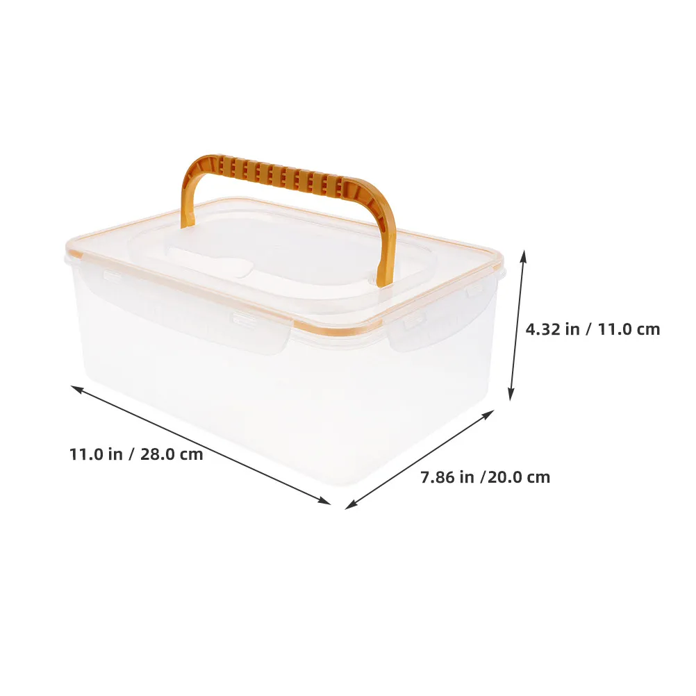 2Pcs Breastmilk Storage Container Freezer Friendly Square Design Multi Layer Insulated Space Saving Easy Clean Fridge Organizer