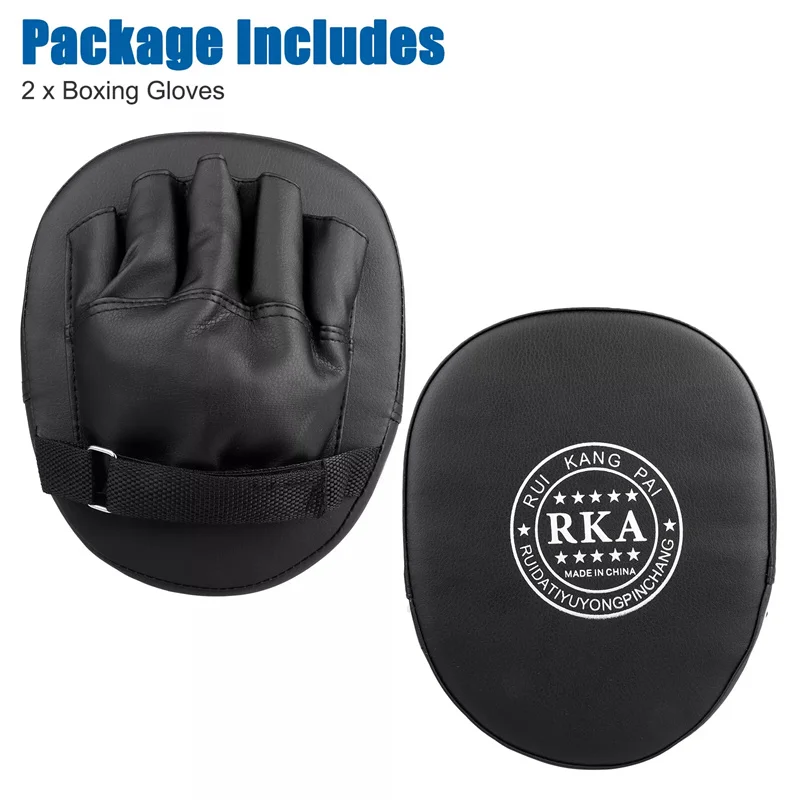 Kick Boxing Gloves Pad Punch Target Bag Men MMA PU Karate Muay Thai Free Fight Sanda Training Adults Kids Equipment 2Pcs/Lot