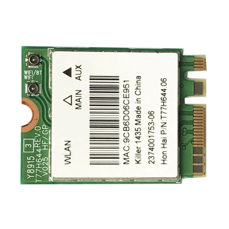 Оригинальная беспроводная карта Killer 1435AC 1435. 2-ngff интерфейс BT4.0 1200M
