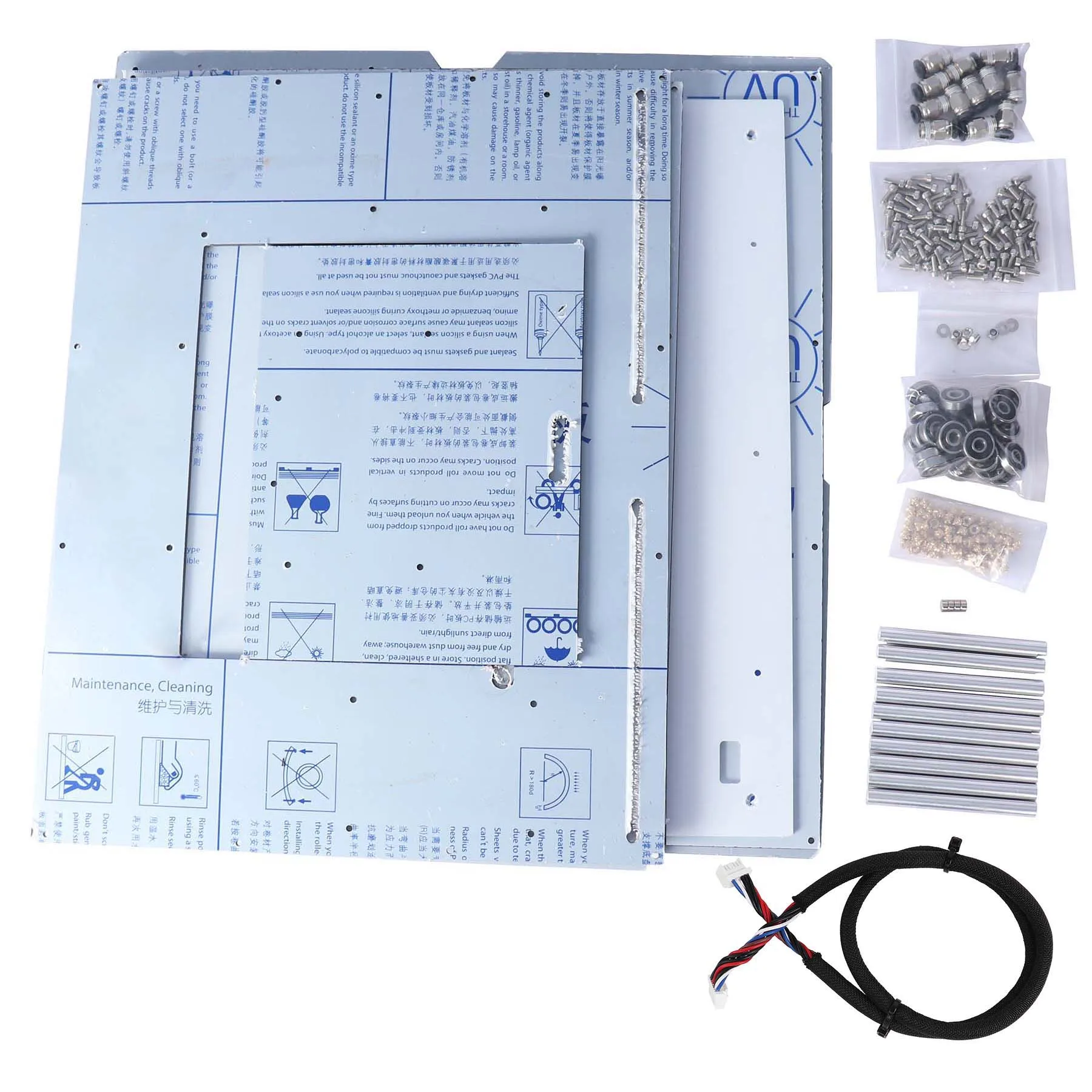 

Blurolls COREBOXX PC Filament Enclosure for Prusa MMU3 Blurolls Core One Box Designed by Voxel3D 3D Printer DIY Upgrade Kit
