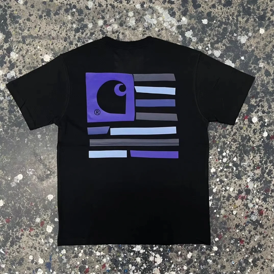Bedruckte T-Shirts für Herren und Damen, Sommer 2026, Dopamin-Stil, lässiges, kurzärmeliges, lockeres Streetwear-Oberteil für den Alltag – Detail 5