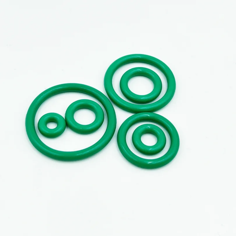 FKM O-Ring CS1 2.0~3.1mm Green FKM Fluorine Rubber O Ring Sealing Gasket Insulation Oil High Temperature Resistance Green Washer