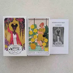 12x7 cm Modern Witch Tarot Card Game Paper Manual