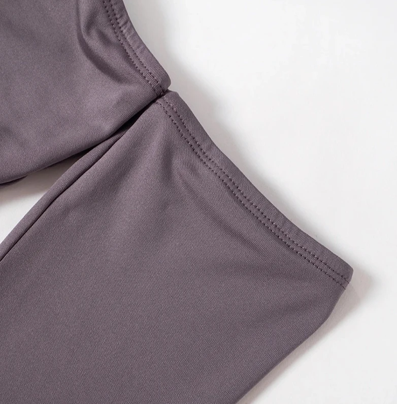 가을 신상 여성 의류 컬러 블록 오프숄더 긴팔 랩 크롭탑 아메리칸 레트로 섹시 핫걸 세트