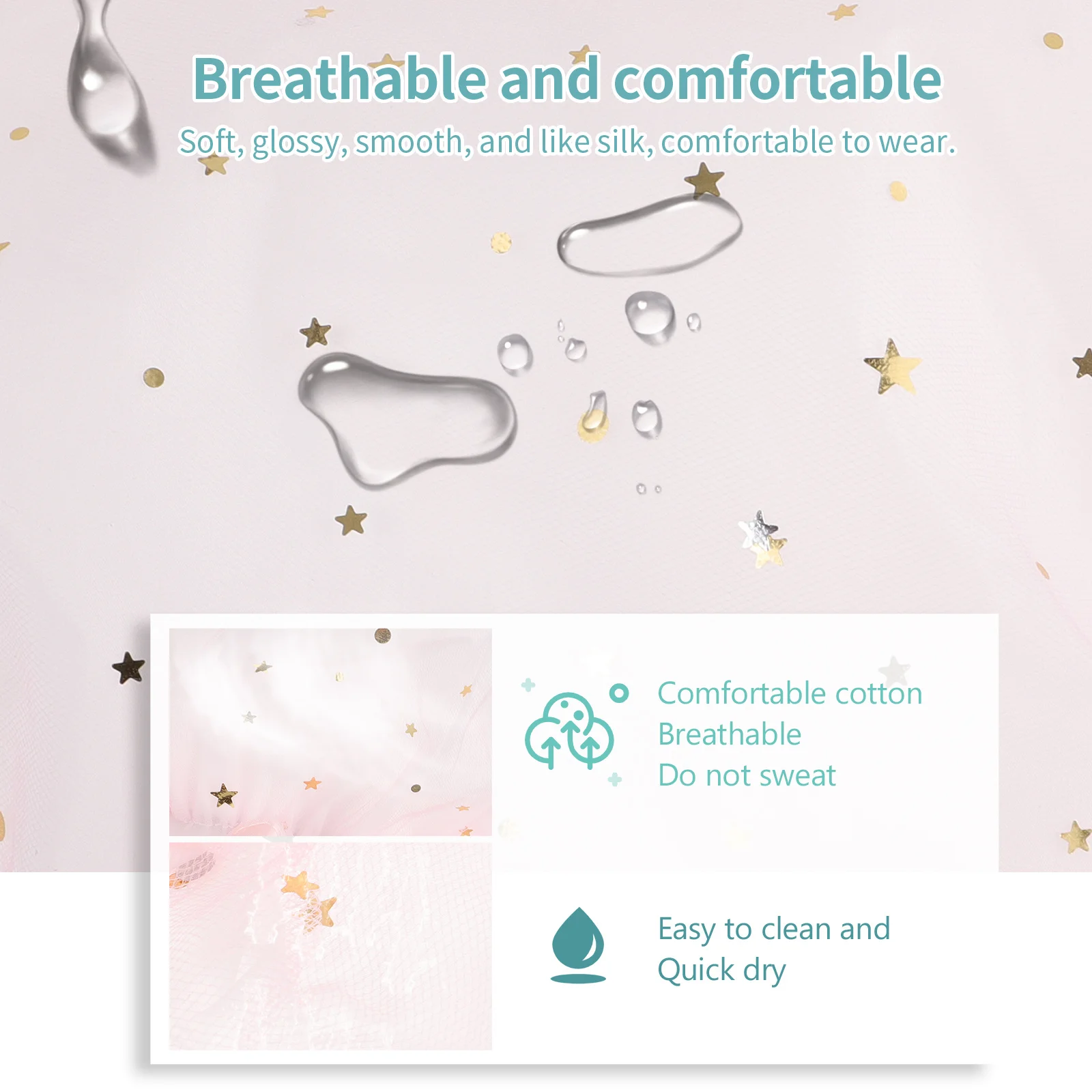 

2 Pcs Waterproof Shower Cap Long Hair Bath Caps for Women Muslim Satin Eva Bathing