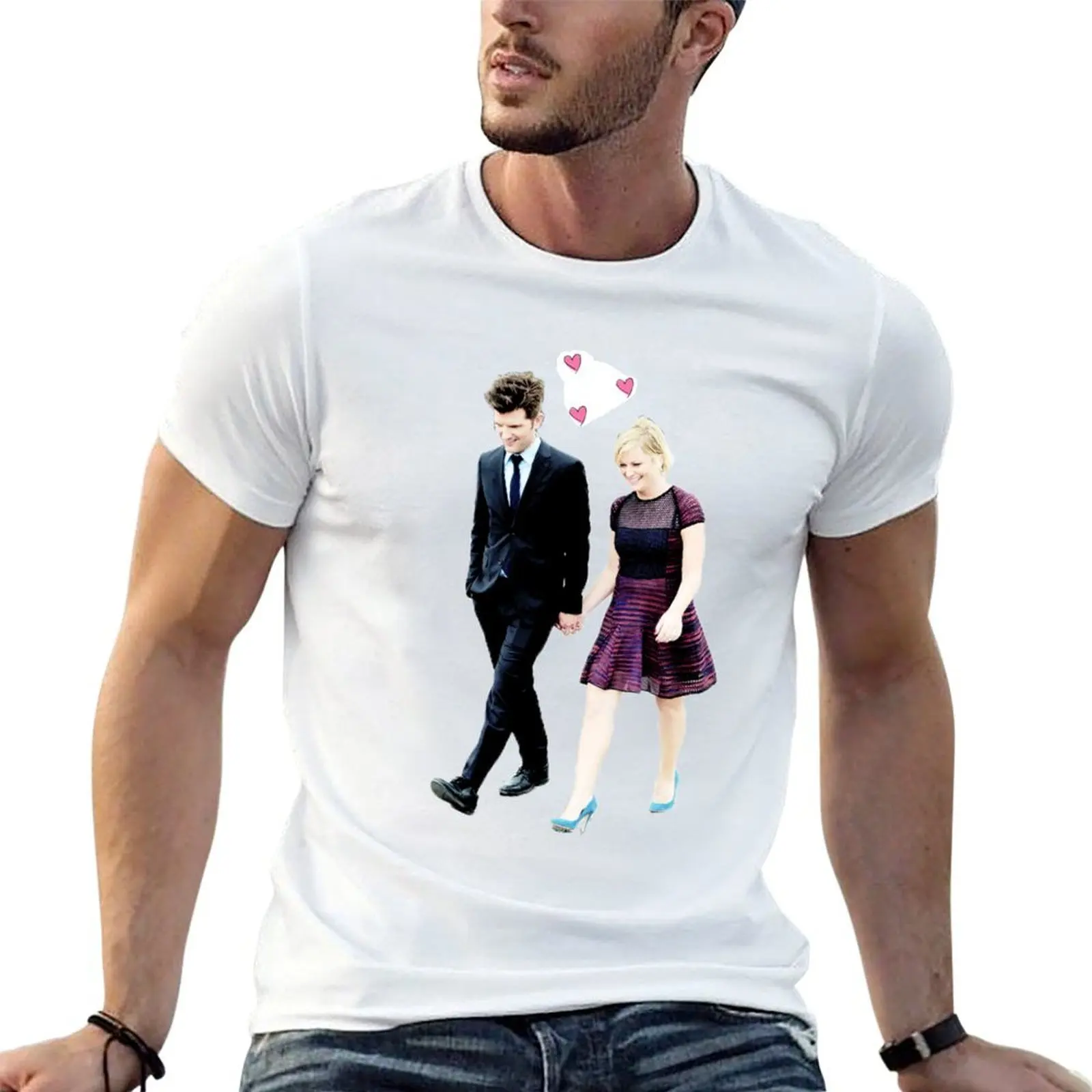 

Ben and Leslie T-Shirt man t shirts high quality luxury brand man t shirt heavy cotton graphic t shirts for man T-shirt