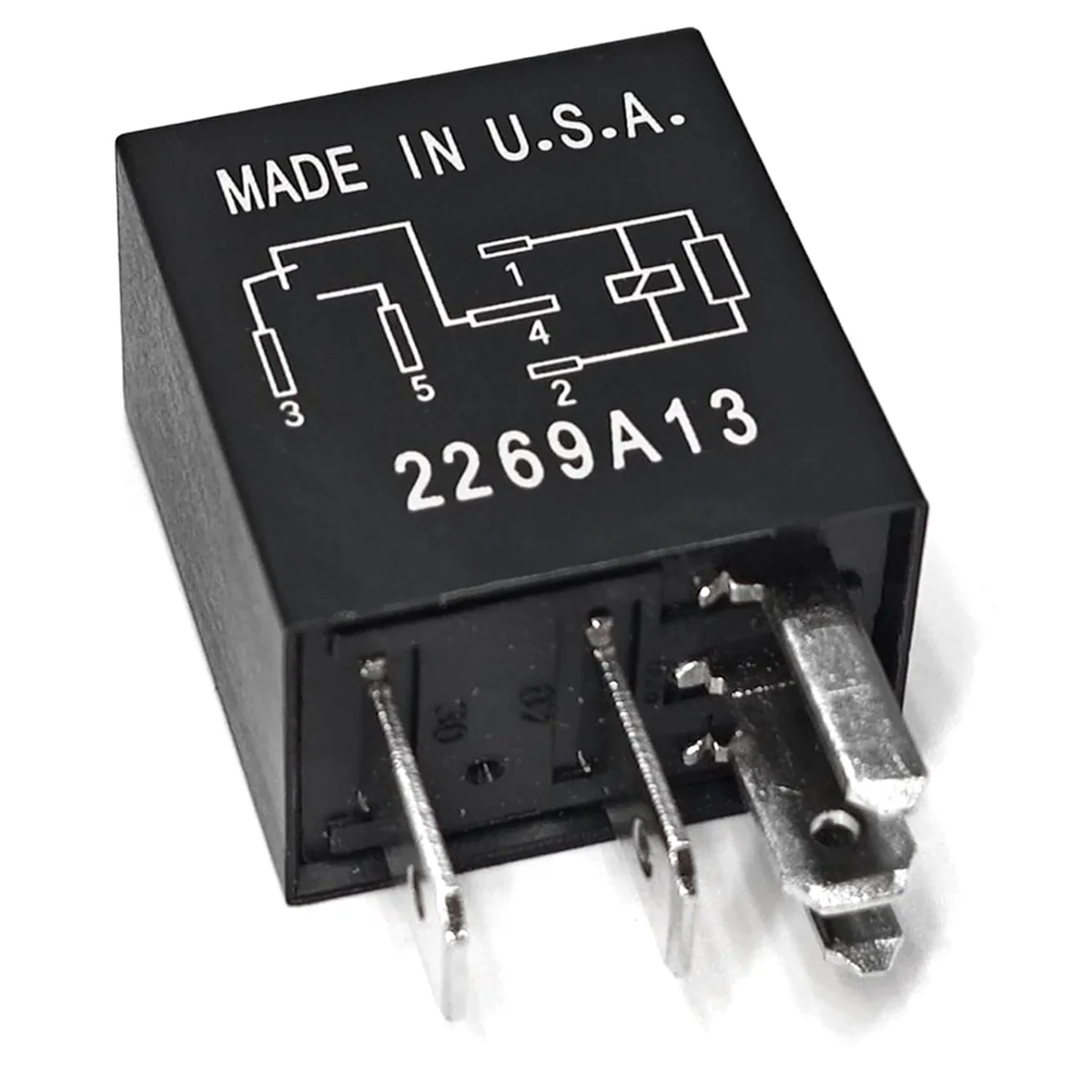 

Реле A002 8T2T-14B192- 12 В 5-контактное для автомобильного реле Mondeo Focus 30A 12 В постоянного тока 5-контактное автомобильное реле SPDT контактная форма