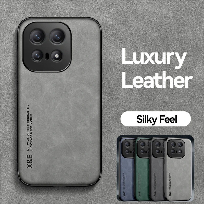 

For vivo iQOO 15 13 12 Pro Luxury Leather Phone Case iQOO Z9 x Z10 Turbo Pro With Metal Plate Magnetic Cover iQOO Neo 10 9 8 Pro