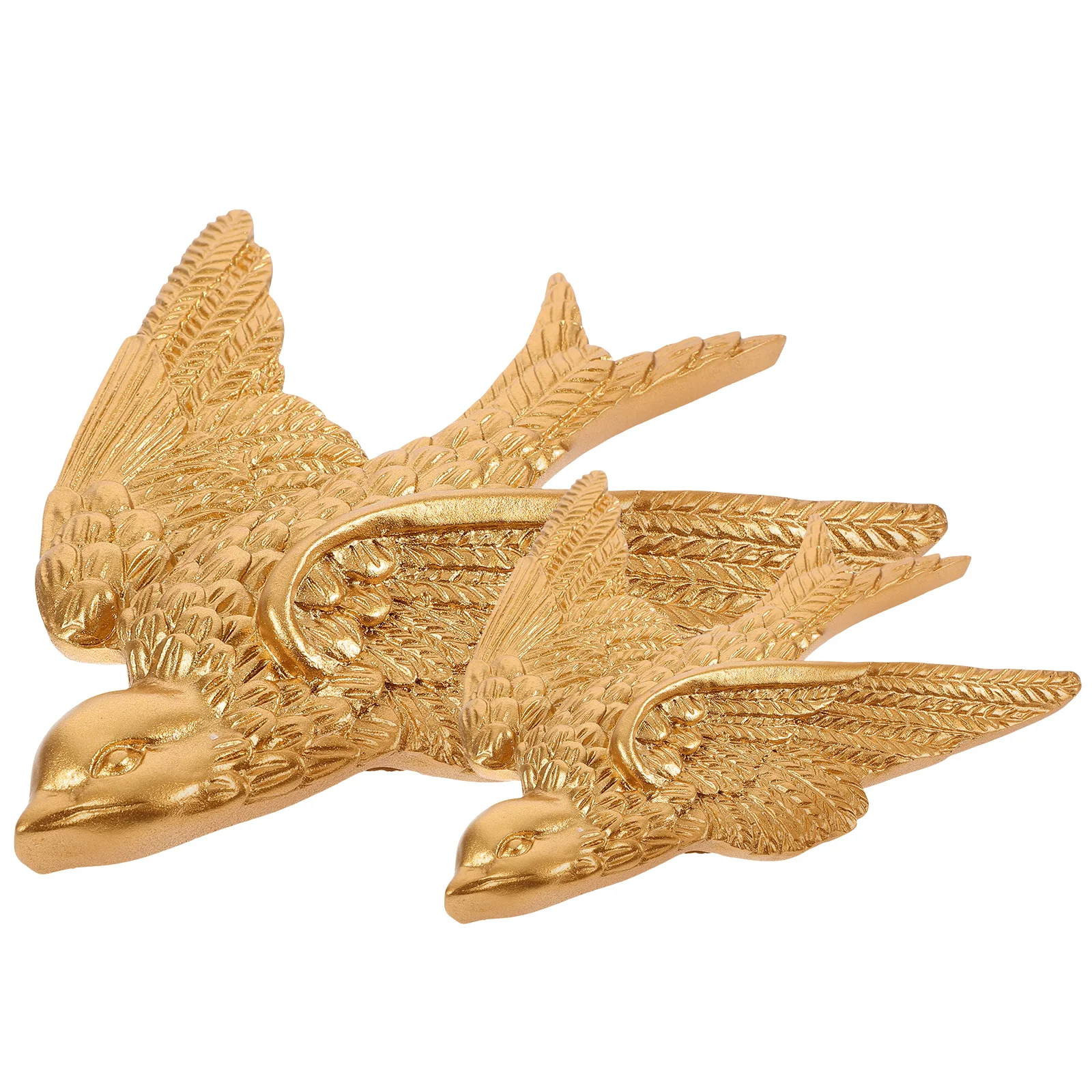 

2 Pcs Swallows Decor Pair of Wall-mounted Decorations Shaped Pendant Artificial Peacock Adornment Outdoor Ornaments