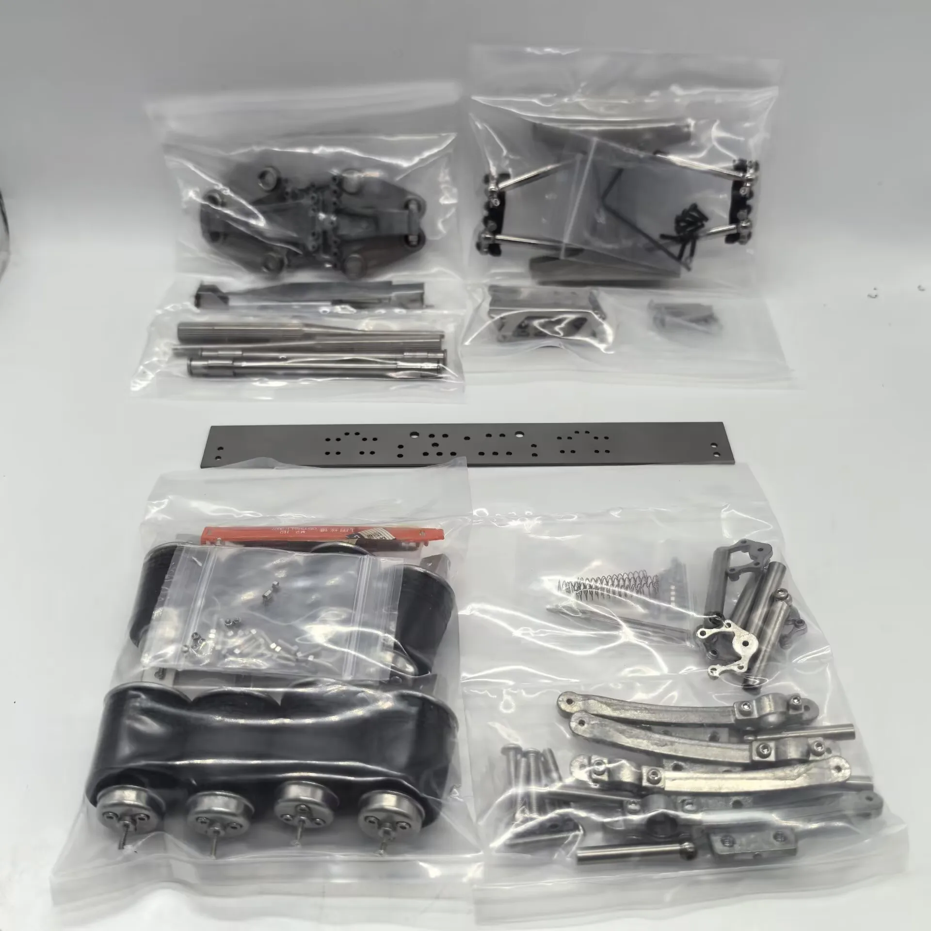 RC SCALECLUB 1/14 Single Holder 8 Air Bag Tandem Suspension System Suitable For Tamiya Lesu For Scania Man Volvo Car Parts 1 set