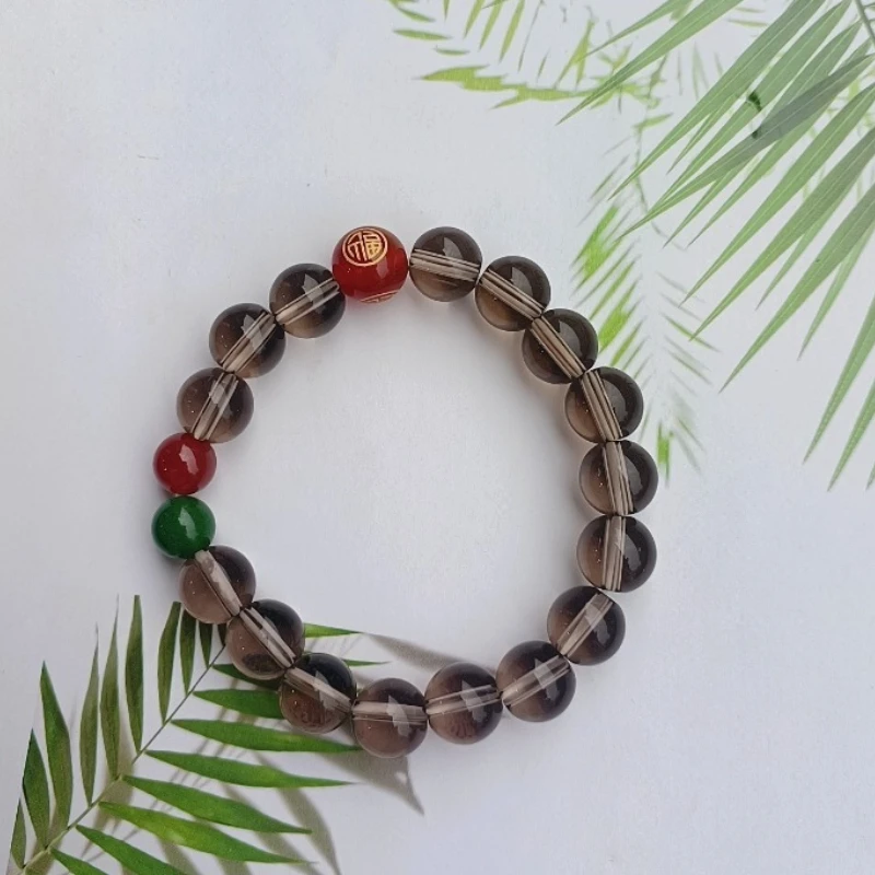 

Классический модный универсальный браслет в этническом стиле с круглыми бусинами и одним кругом