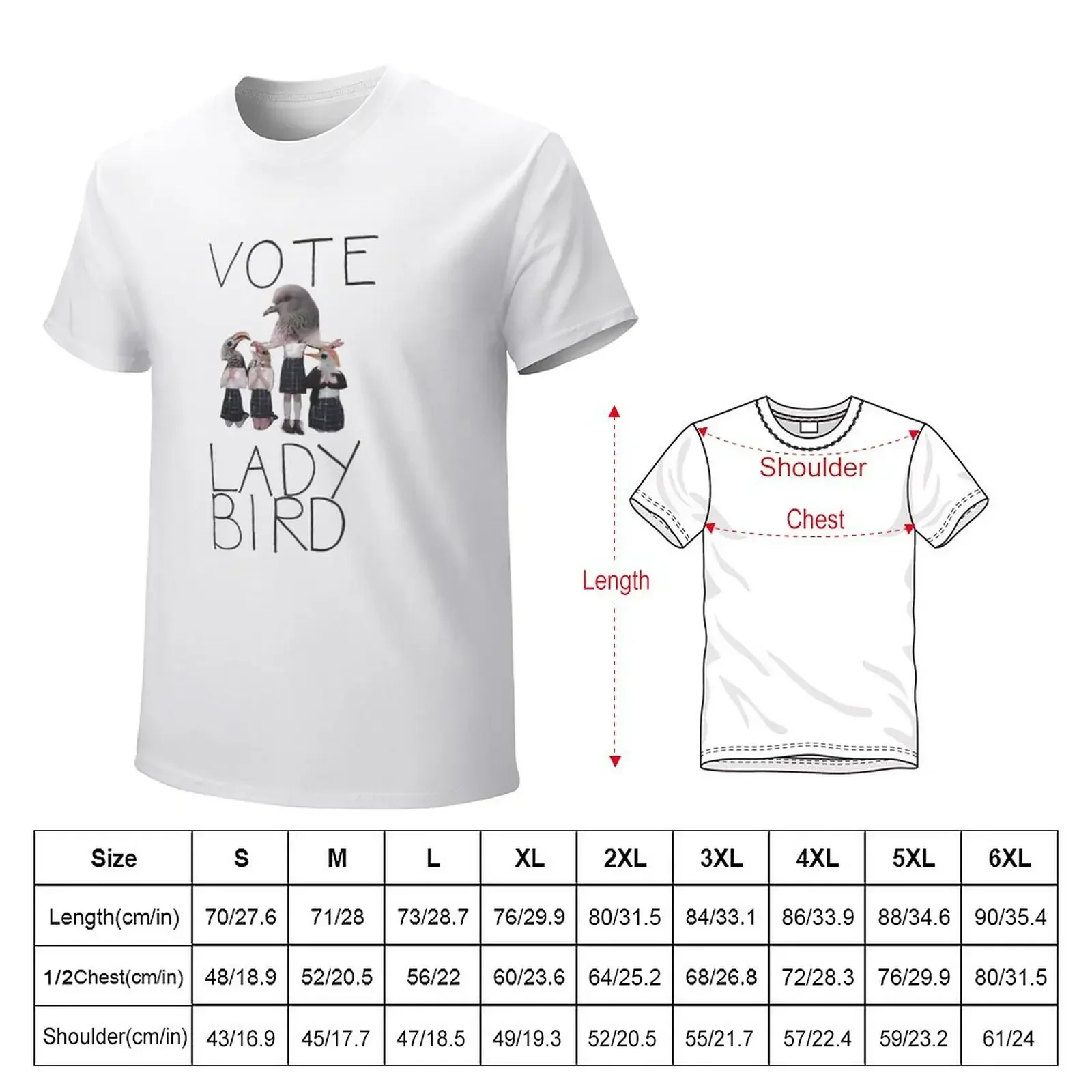 VOTE LADYBIRD T-Shirt aesthetic clothes oversized mens clothing