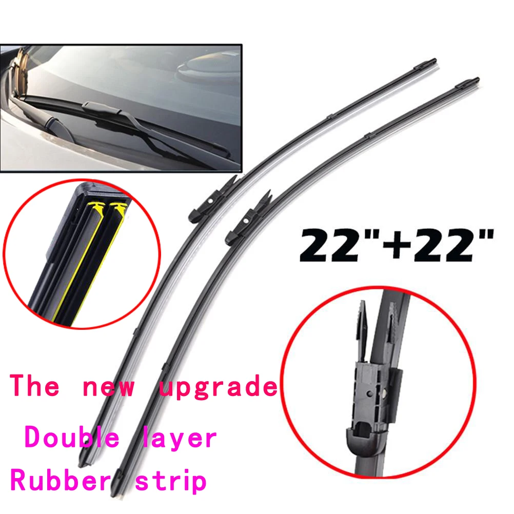 

2Pcs Front Windshield Wiper Blades Set For Mercedes Benz SLK-Class R171 R172 SLK200 SLK250 SLK300 SLK350 2004 2005 2006 2007