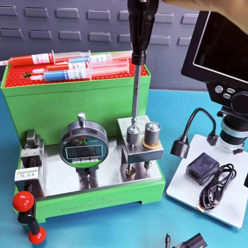 G10-29 For Bosch Piezo Injector Repair Tool Kit Control Valve Test Stroke Measurement Valve Core Grinding Adjustment Tool
