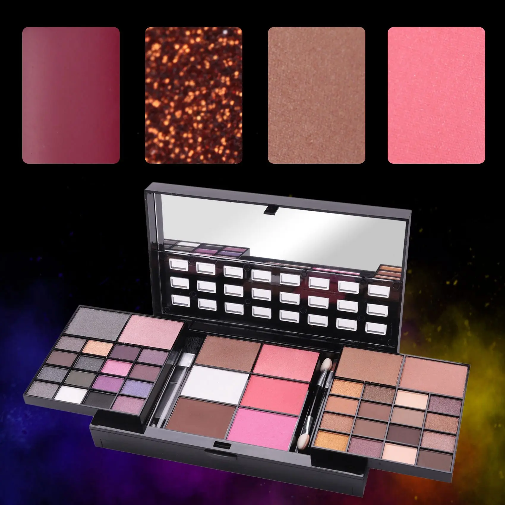 Makeup Set Box 74 Color Makeup Kits For Women Combination Kit Eyeshadow Lipstick Glitter