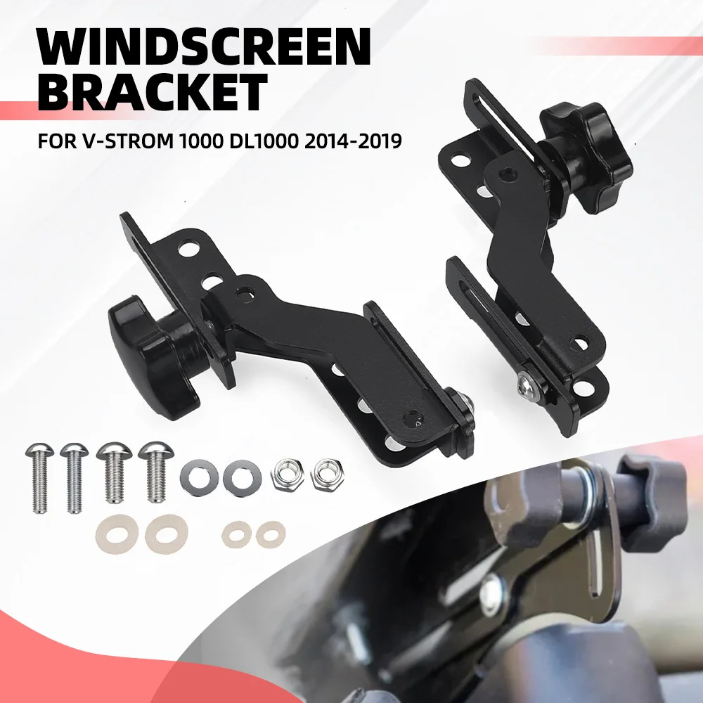 

Windshield Extended Bracket Support For Suzuki V-strom 1000 DL1000 2014-2016 2017 2018 2019 Wind Screen Riser Windscreen Holder