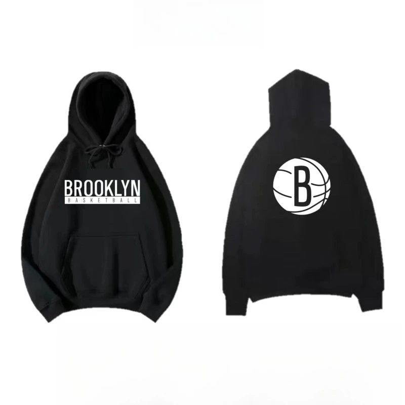 سترة كرة السلة الرياضية للرجال والنساء، بلوفر بقلنسوة، سترة الخريف والشتاء، ملابس غير رسمية فضفاضة