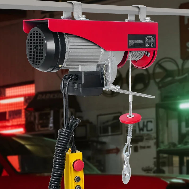 

Hoist，440Pound Garage Hoist，Equipped14Feet Wired Control，110V Hoist Winch，40Foot Single Lifting Height，P