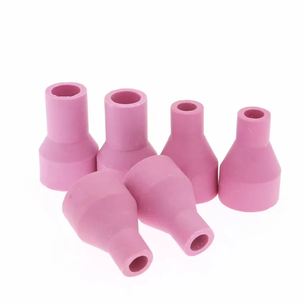 10PCS Argon Arc Welding Gun Ceramic Nozzle QQ150A Gas Ceramic Nozzle European Welding Gun Head Welding Gun Guard Cup