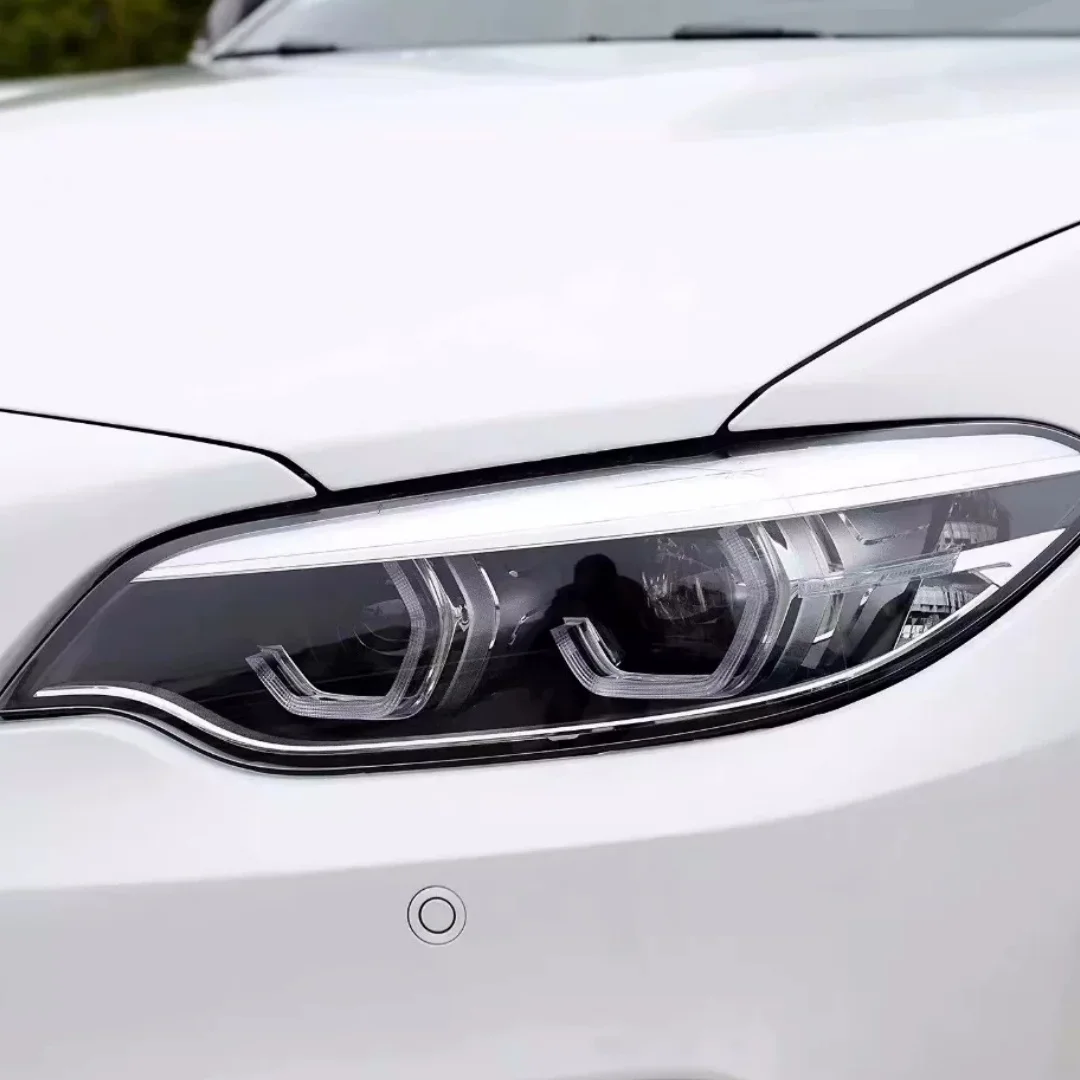 NEW Adaptive Headlight Acrylic tube Fiber Light Guide Tube DRL Ring High Version For BMW 2 Series F22 F23 M2 2018-2020 detail image 4