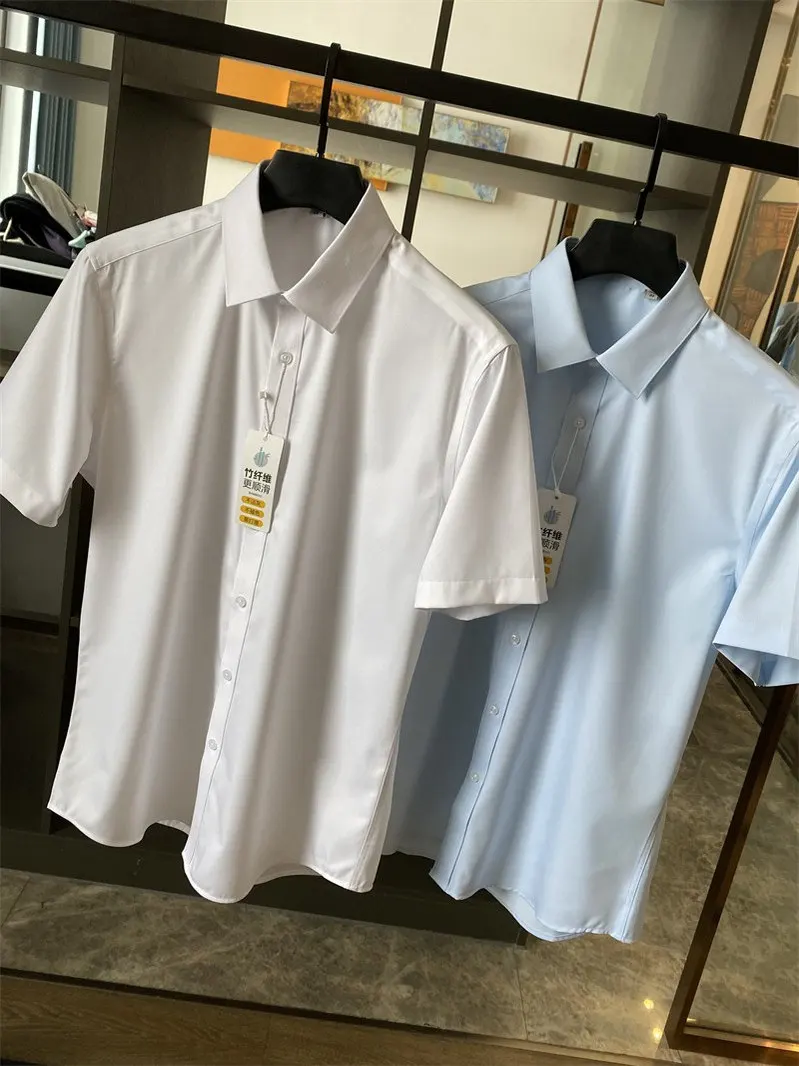 

in BLUE Bamboo Fiber Blend Qui Dry Moisture ng Color Casual ort Sve Men's irt Faionable Urban Sle