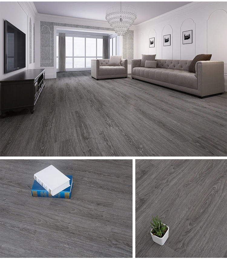 10pc Self-adhesive Wood Grain Floor Wall Sticker Modern Style PVC Living Room Toilet Kitchen Home Floor Decor Waterproof Sticker